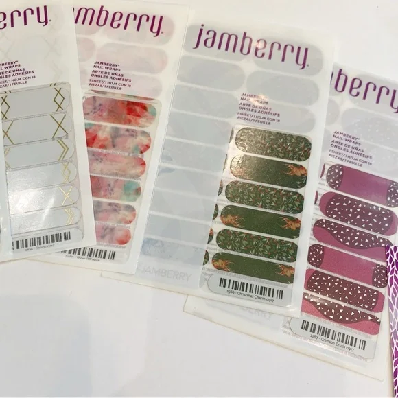 SOLD DON’T BUY Jamberry Mini Heater & 8 Complete Nail Wraps & 12 Partial Wraps - Picture 3 of 15